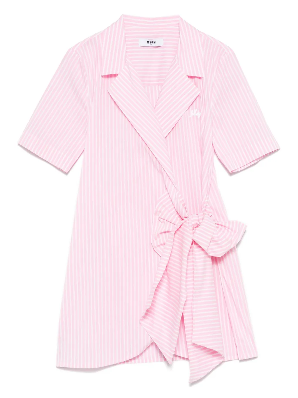 

Платье в полоску MSGM Kids, розовый