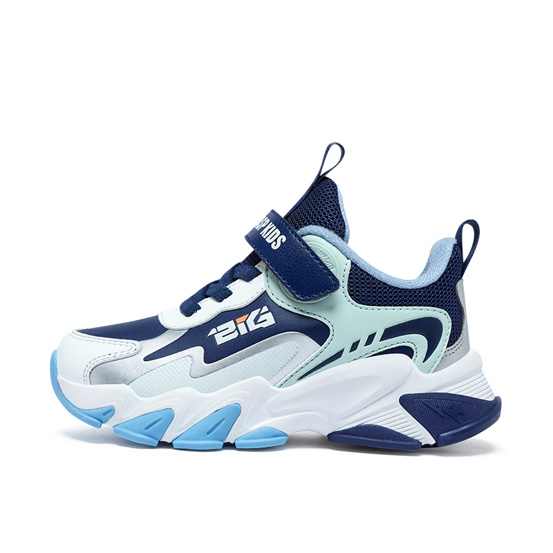 

Низкие детские беговые кроссовки для детей 3-7 лет BIG WASP, белый темно синий fall winter thin cotton