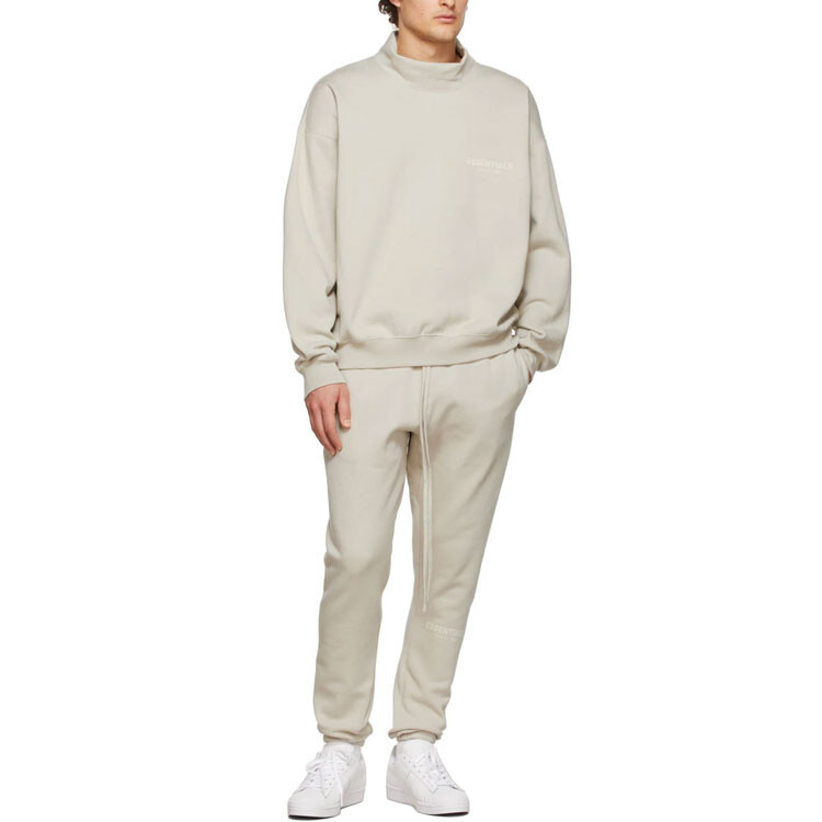 SS22 Толстовка мужская пшеничная Fear Of God Essentials, цвет Wheat — фото 4