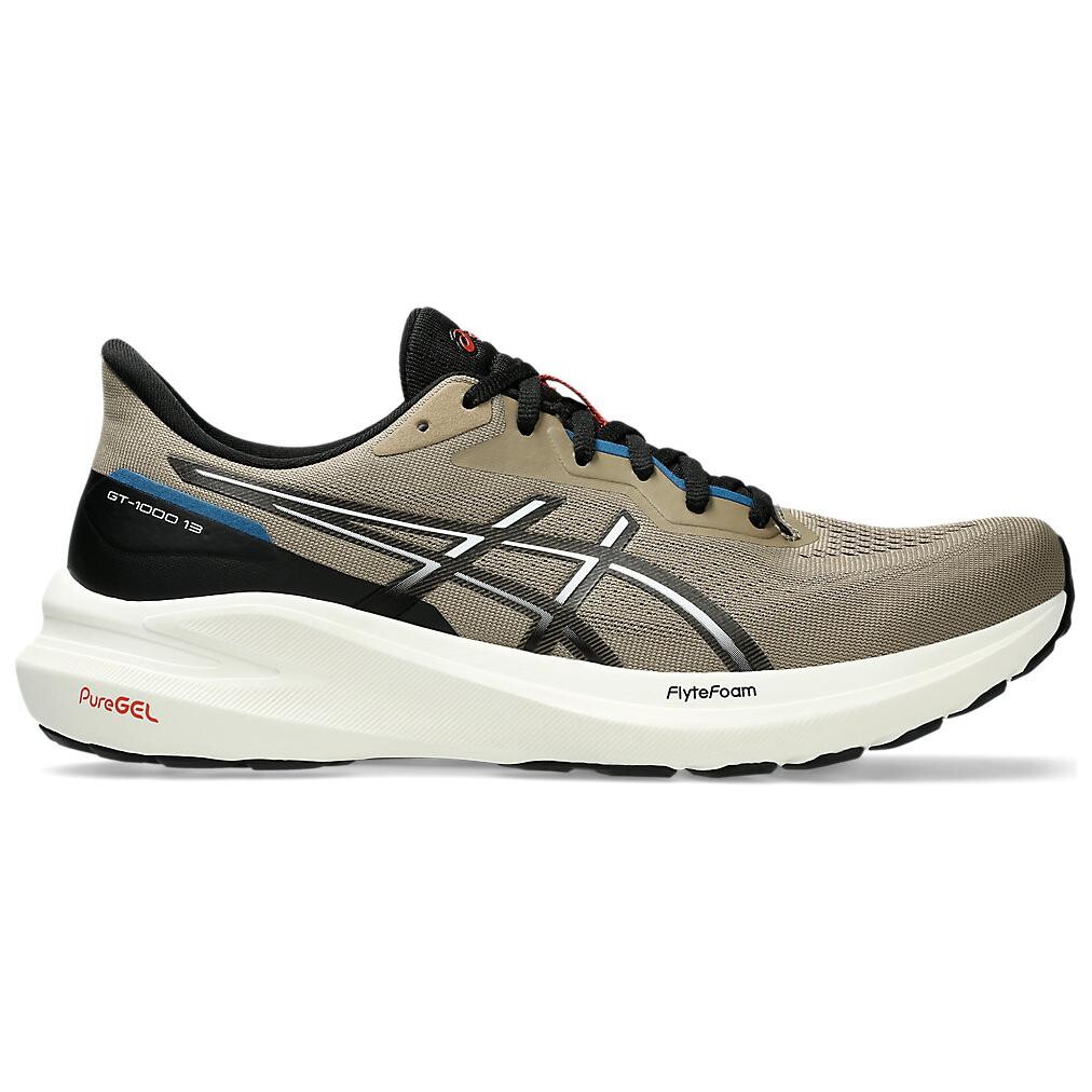 Кроссовки мужские GT-1000 13 с низким верхом серые/черные Asics — фото 2