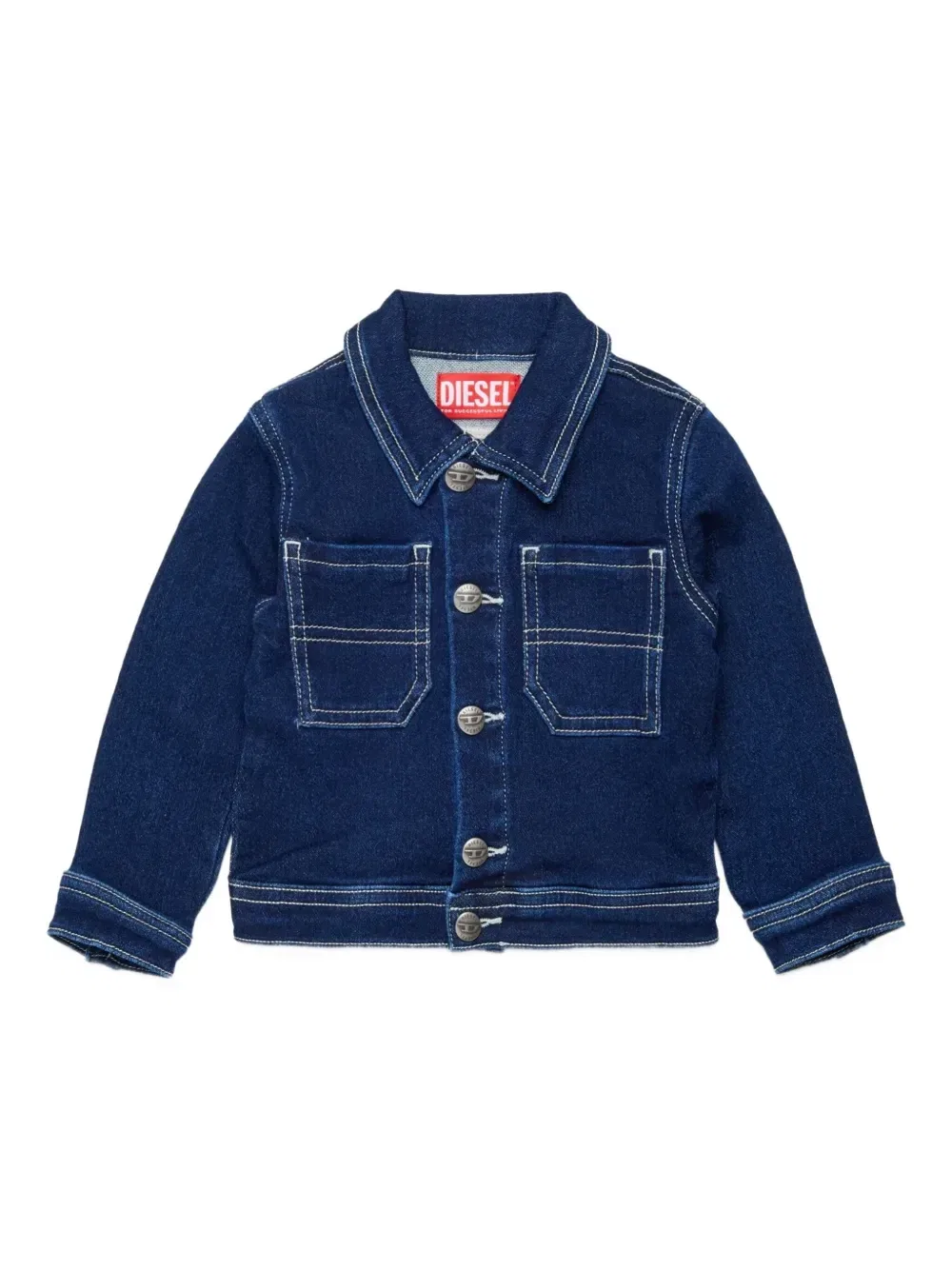 Куртка Jomyb Jjj на пуговицах Diesel Kids, синий