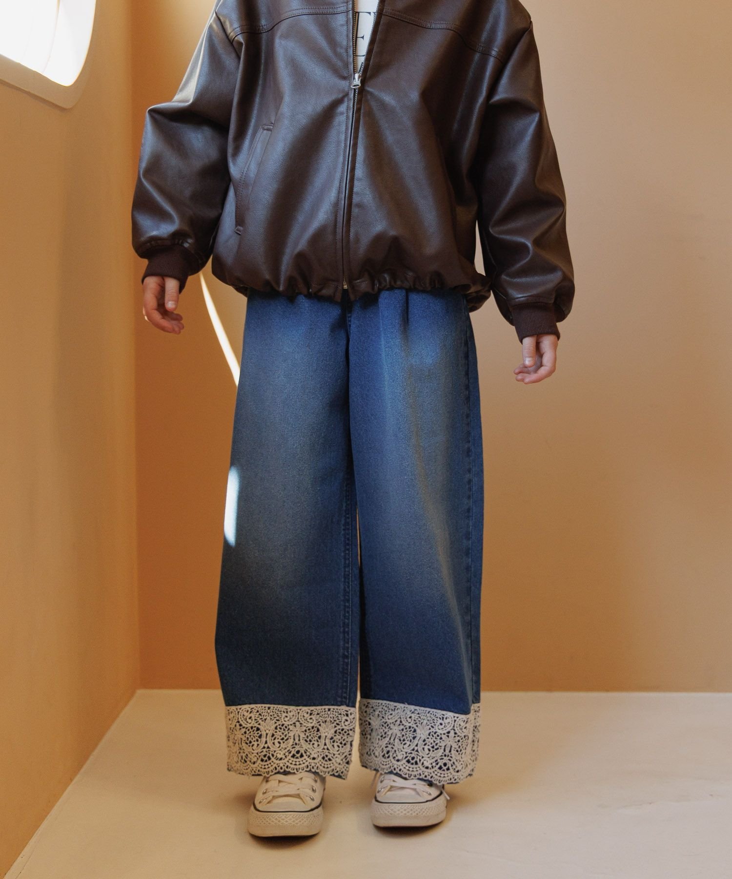 GOOD Джинсы, широкий ассортимент/Детские/147408 GLOBAL WORK, Medium-thick denim (lace) 80