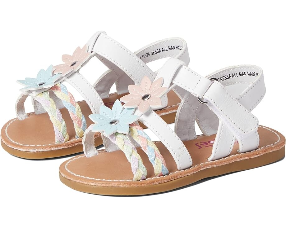 

Сандалии Rachel Shoes Nessa, цвет White/Pastel