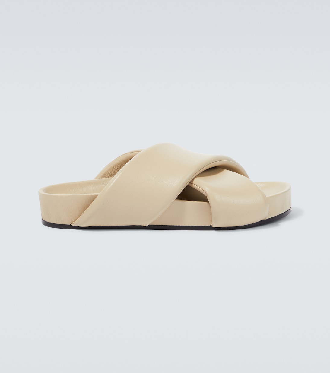 

Кожаные сандалии Jil Sander, Dark Sand