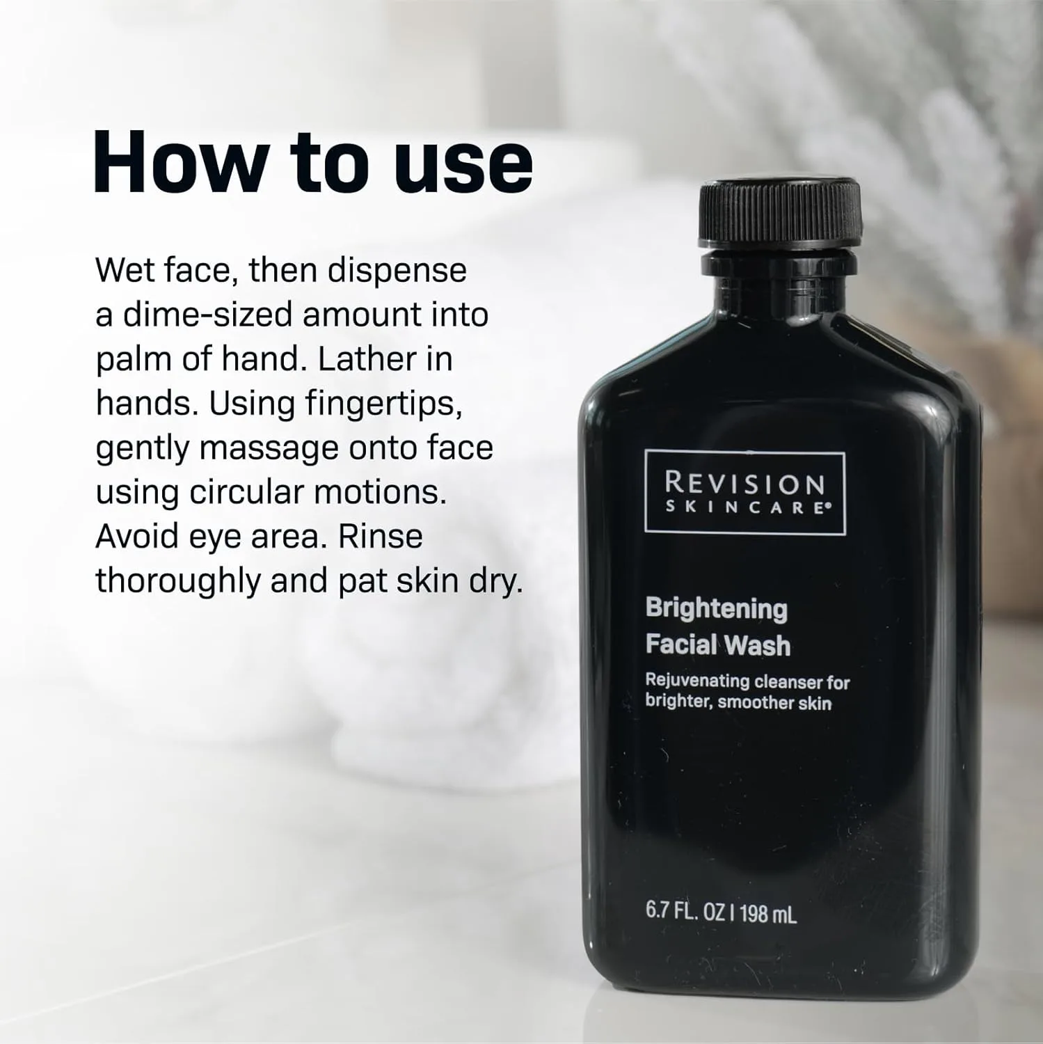 Гель для умывания Revision Skincare — Осветляющий , отшелушивающее средство для умывания с витаминами С и Е. ( .), White, 198 мл — фото 4