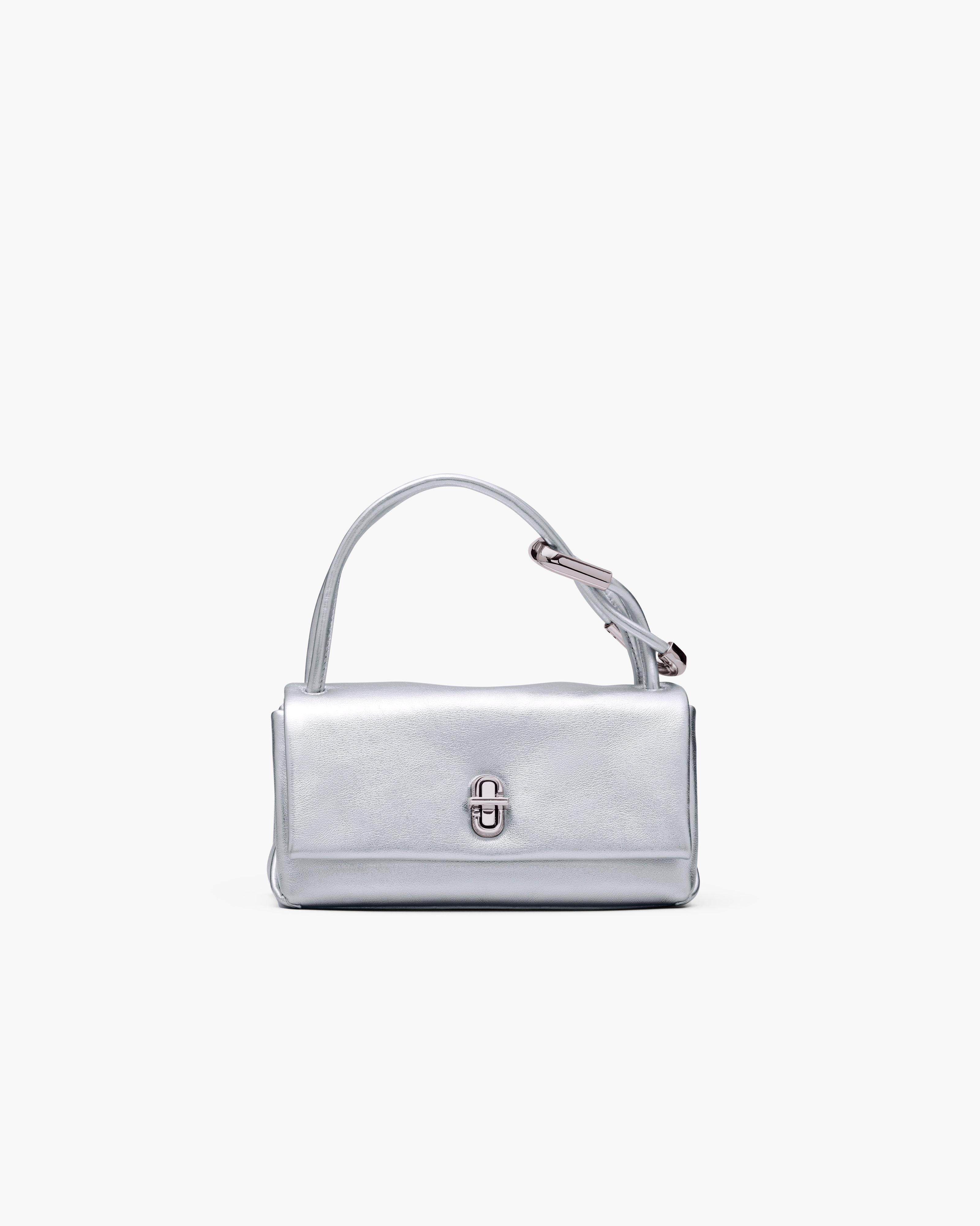 

Металлическая мини-сумка Dual Bag Marc Jacobs, серебряный