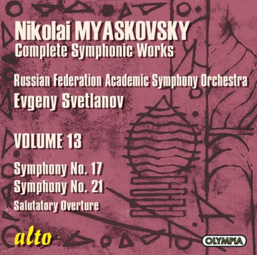 

CD диск Myaskovsky / Russian Federation Sym / Svetlanov: Symphonies 17 & 21