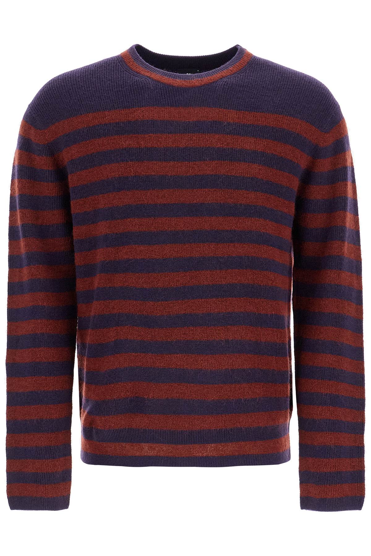 

Мужской полосатый свитер из смеси шерсти и мохера Ps Paul Smith, красный