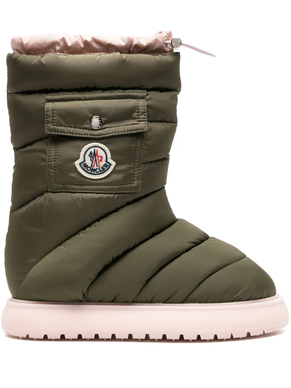 Дутые сапоги Gaia Pocket MONCLER, зеленый