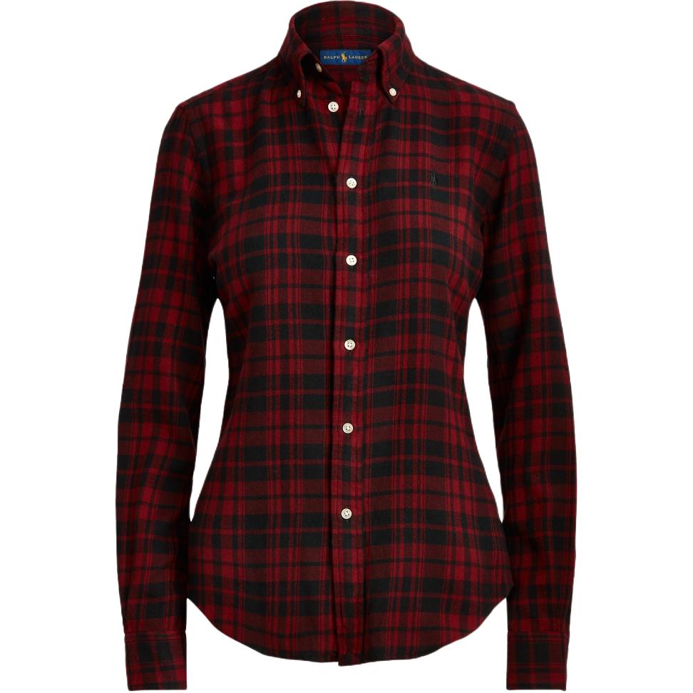 

Женская рубашка Polo Ralph Lauren, черный красный