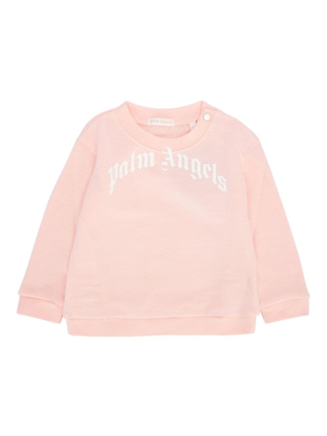 

Palm Angels Kids толстовка с логотипом, розовый