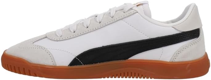 Детские кроссовки Puma Club 5v5 унисекс, белый/черный/серый — фото 4