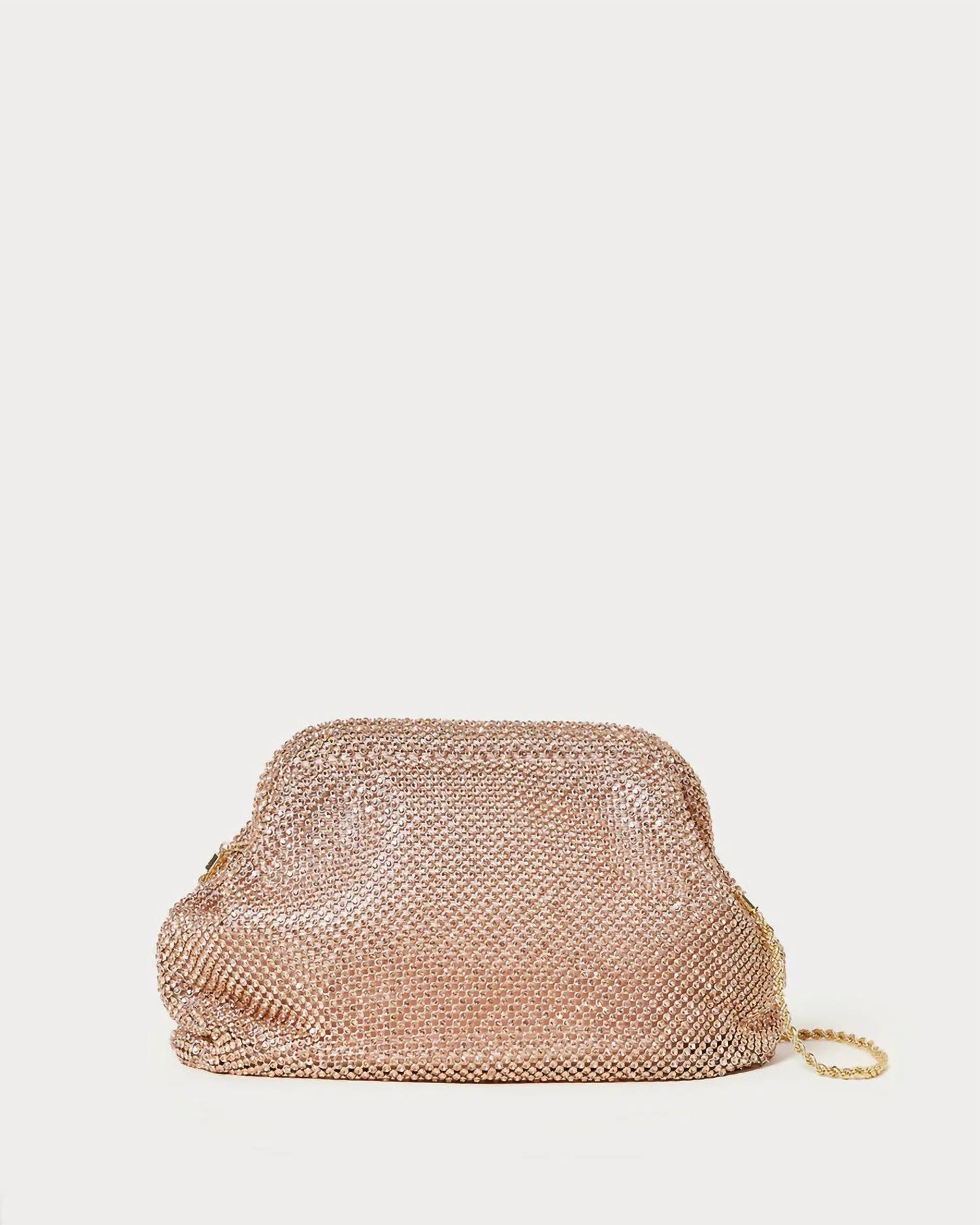 

Сумка-клатч Doreen Frame в персиковом цвете Loeffler Randall