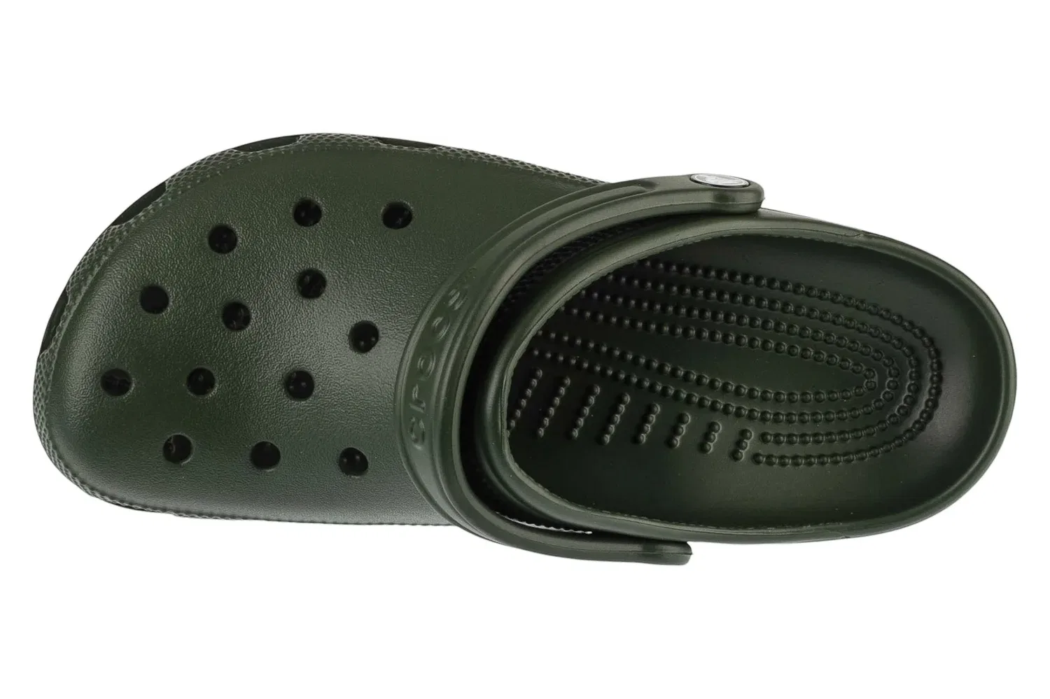Тапочки для бассейна, текстильные, Crocs, зеленый — фото 2