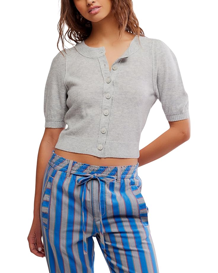 

Свитер Free People Isla Solid Cardi, цвет Mineral Grey