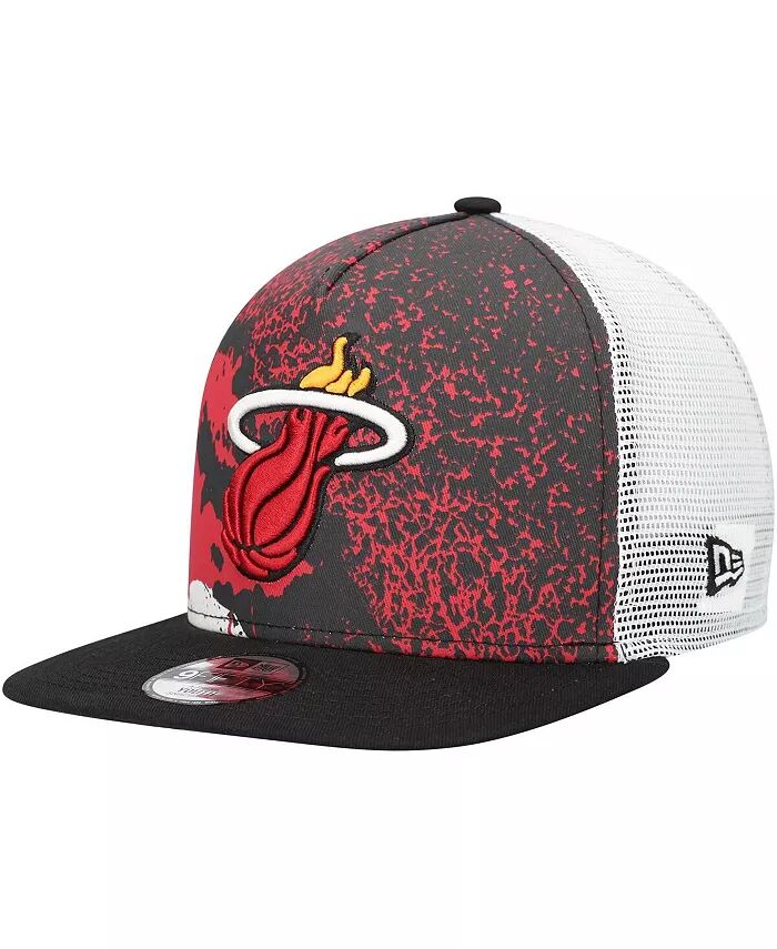 

Кепка-кепка Miami Heat Court Sport 9FIFTY Snapback для больших мальчиков и девочек New Era