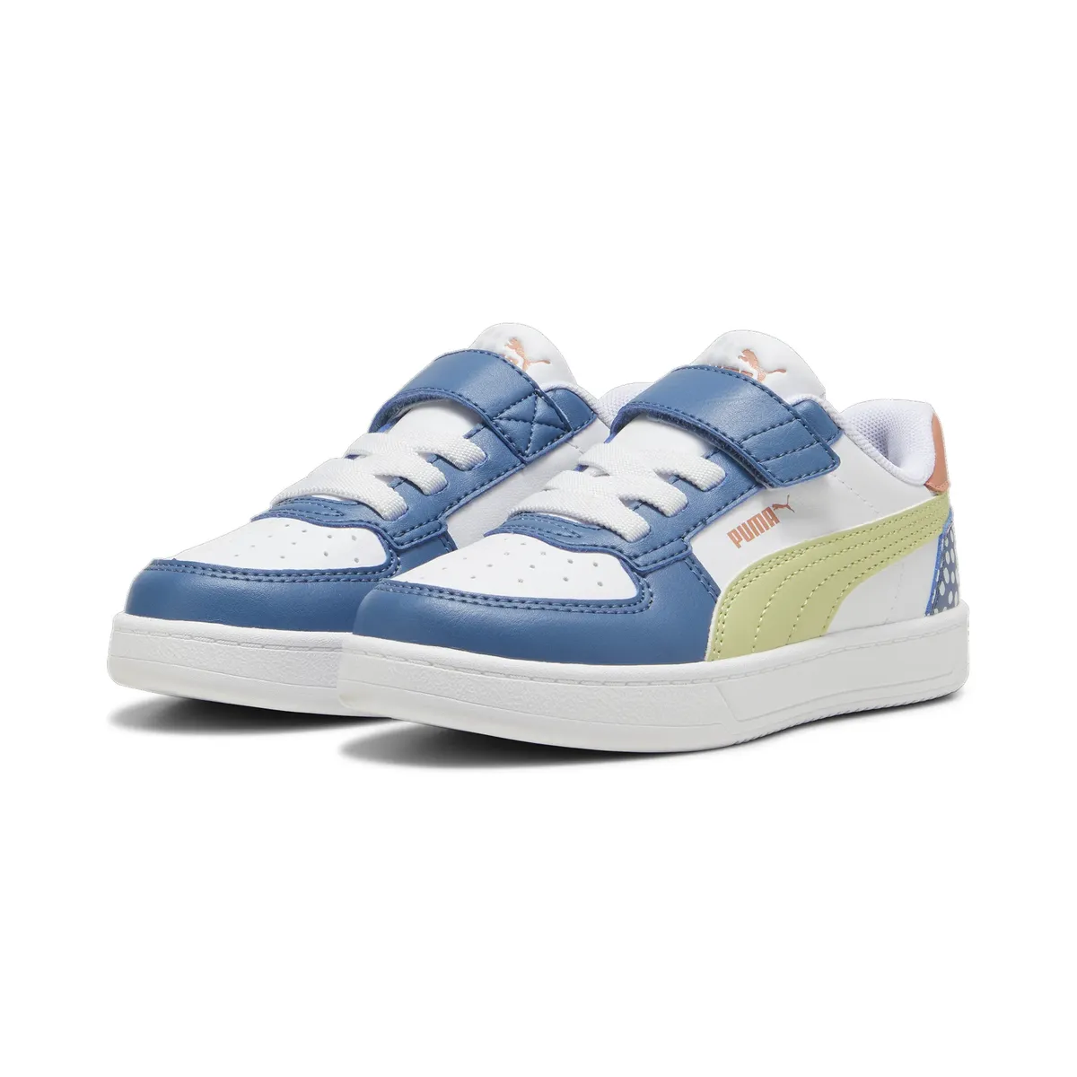 

Кроссовки PUMA "CAVEN 2.0 FC AC+ PS", цвет Blue Horizon-Pistachio Green- Puma White