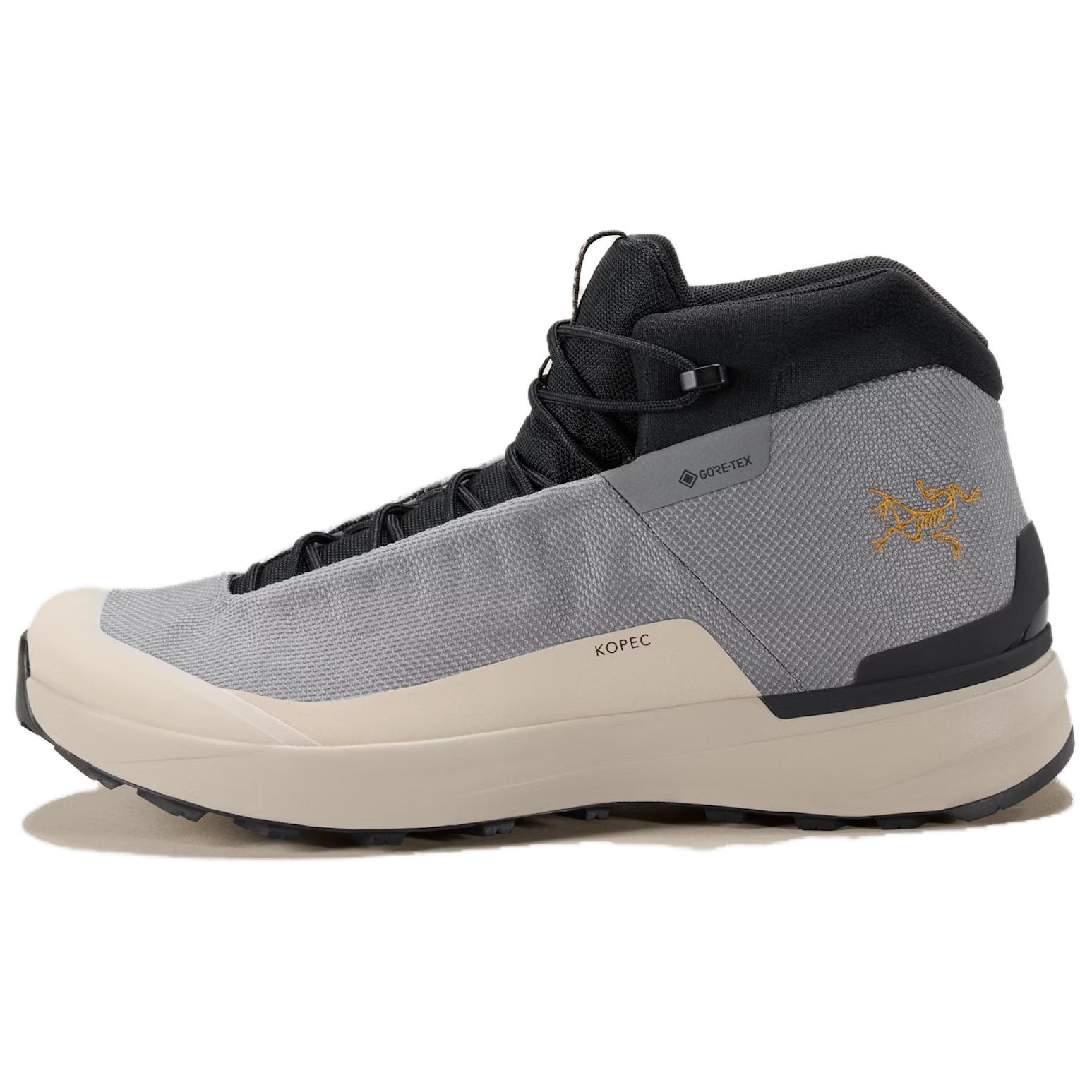 

Кроссовки для походов Kopec Waterproof And Breathable Support Lightweight Grip Mid top мужские серые Arcteryx, серый