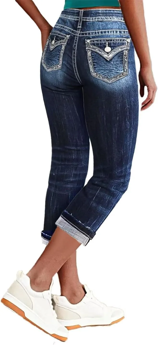 

Женские джинсы-капри Flamingals Mid Rise Skinny