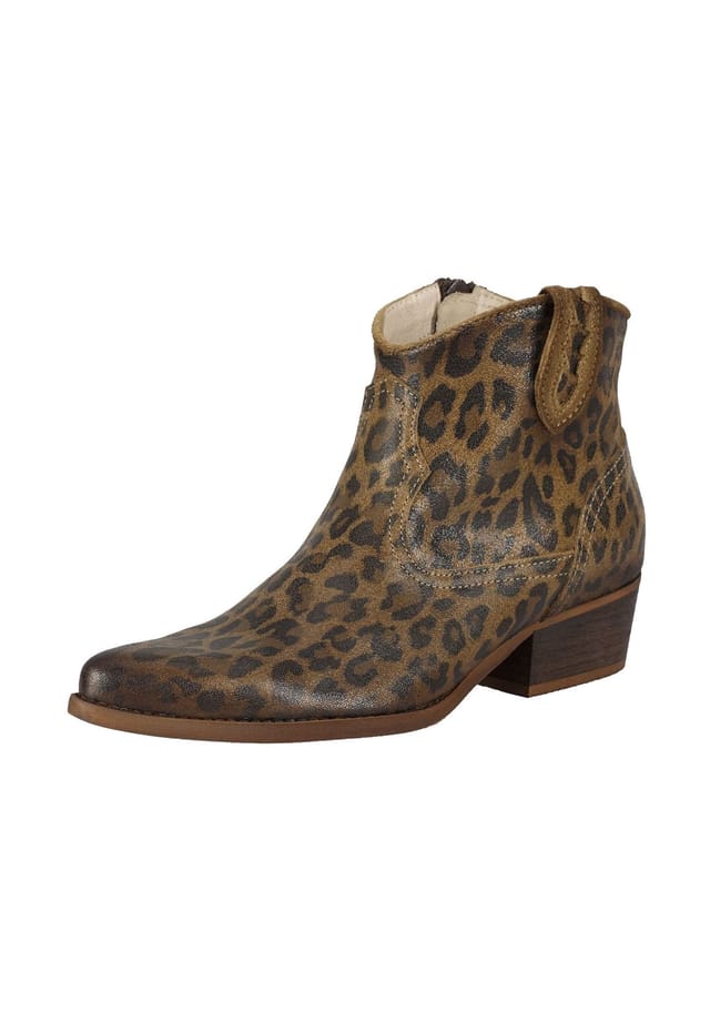 Замшевые ботильоны Felmini, цвет leopard