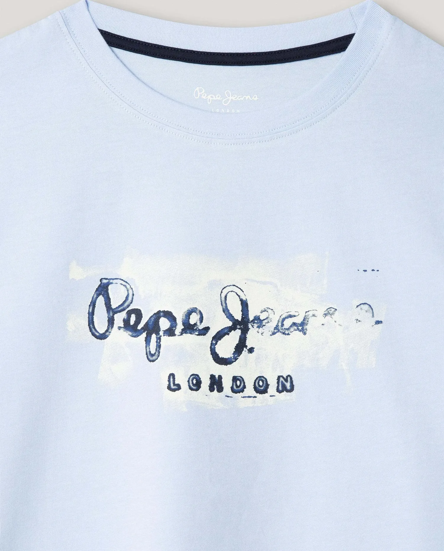 Детская футболка Джошуа Pepe Jeans, светло-голубой — фото 4