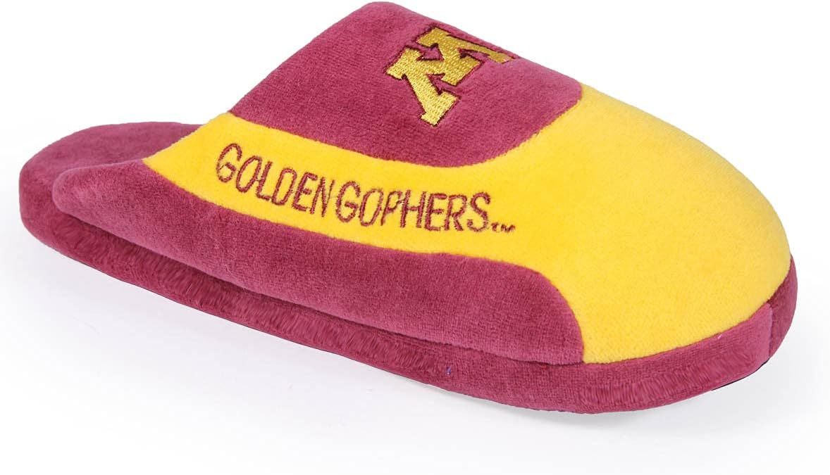 

Тапочки Comfy Feet NCAA Low Pro Stripe Slip On, Minnesota Golden Gophers