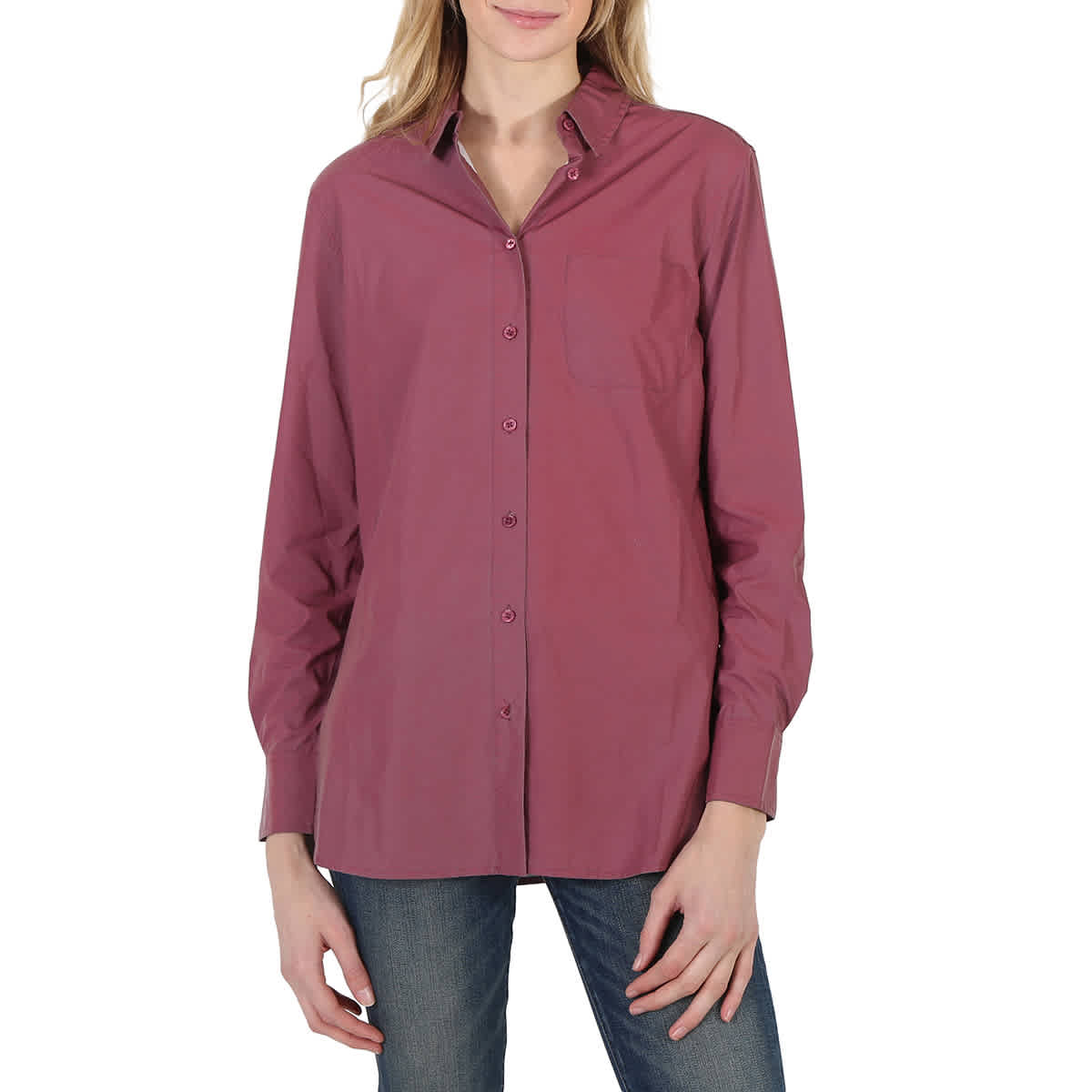 

Женская рубашка Sies Marjan Sander Washed Reflective, фиолетовый