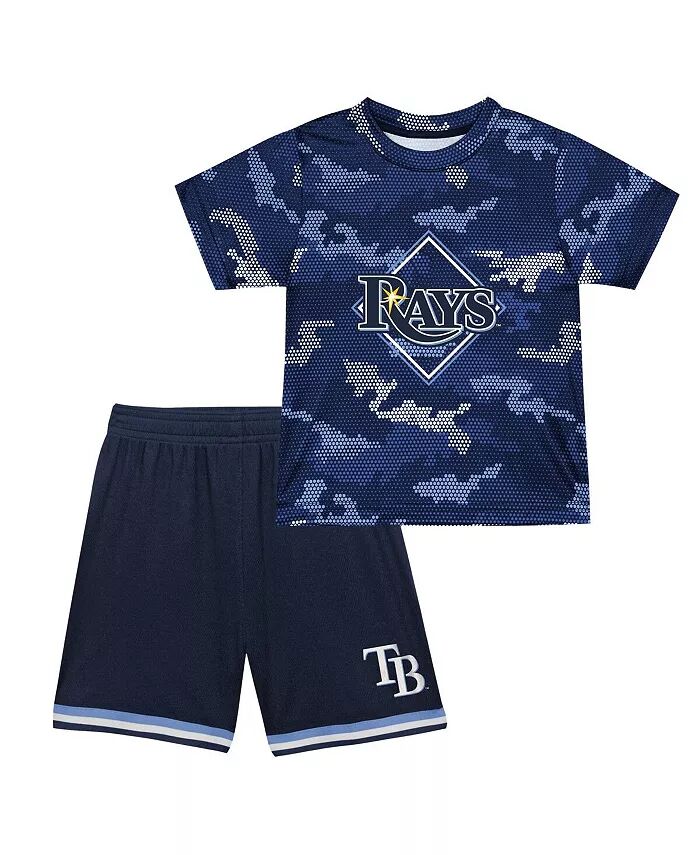 

Футболка и шорты для малышей с изображением бейсбольной команды Tampa Bay Rays Field Ball Outerstuff