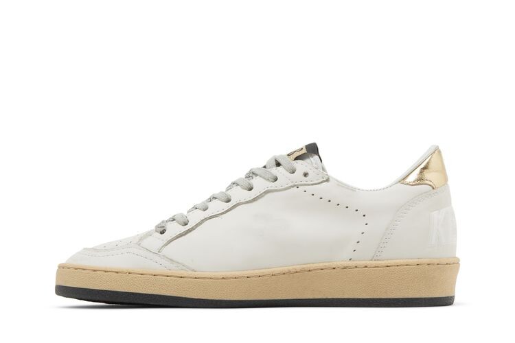 Кроссовки Golden Goose Wmns Ballstar Milk Gold, кремовый — фото 3