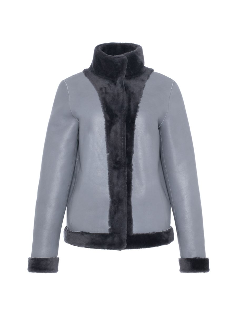 

Двусторонняя куртка из овчины с цветными блоками Made For Generations WOLFIE FURS, цвет Graphite Grey, Серый, Двусторонняя куртка из овчины с цветными блоками Made For Generations WOLFIE FURS, цвет Graphite Grey