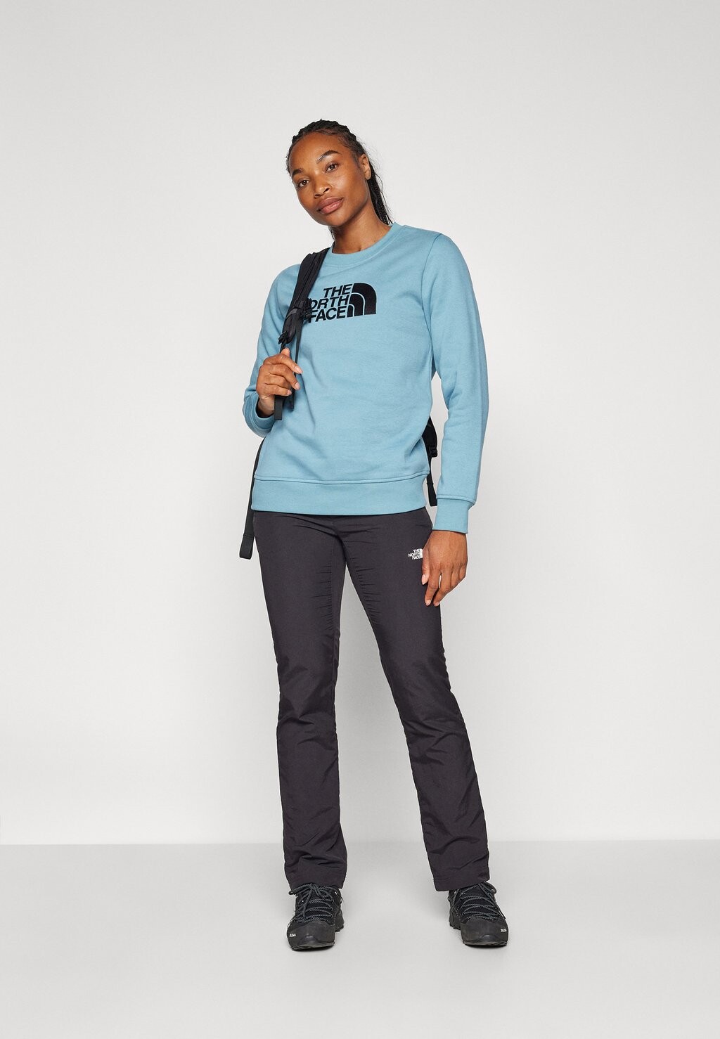 

Толстовка DREW PEAK CREW The North Face, бирюзовый