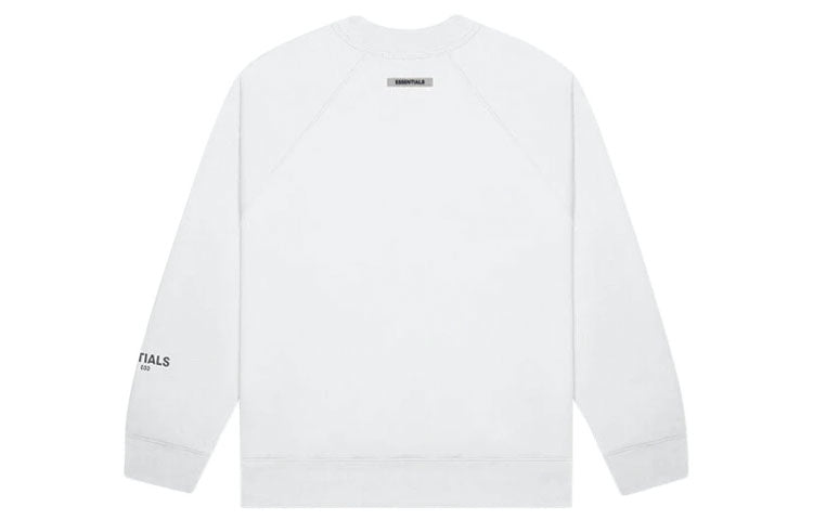 Спортивная толстовка Fear of God Essentials SS20 Crewneck Sweatshirt 'White' FOG-SS20-103, белый — фото 3