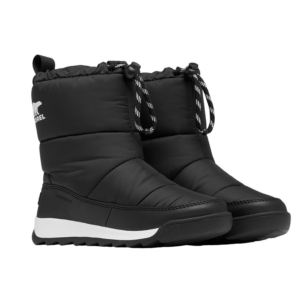 

Водонепроницаемые зимние ботинки Sorel Whitney II Plus (для маленьких детей), Black/Sea Salt