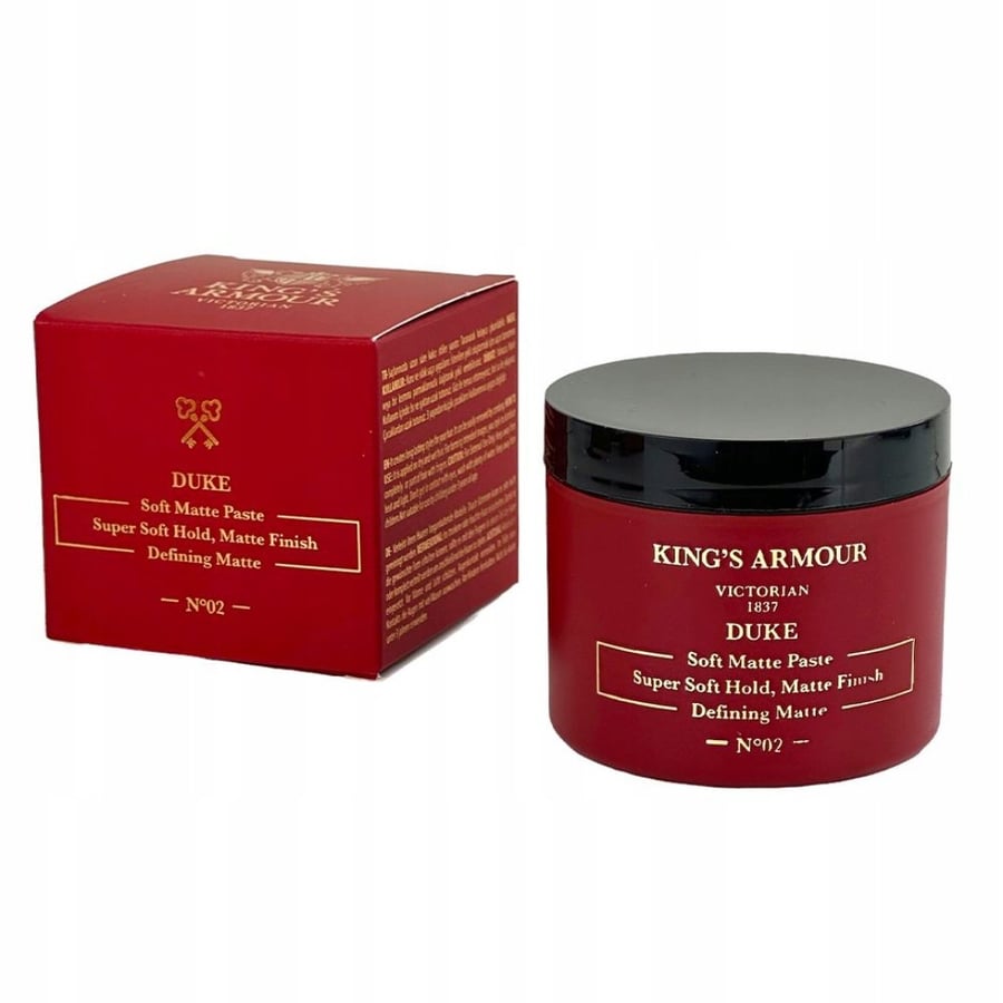 

King's Armour Soft Matte Paste Мягкая паста для волос Duke 110 мл