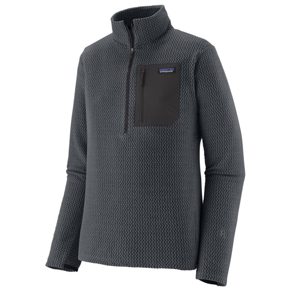 

Флисовый свитер с застежкой-молнией на вороте R1 Patagonia, Smolder Blue