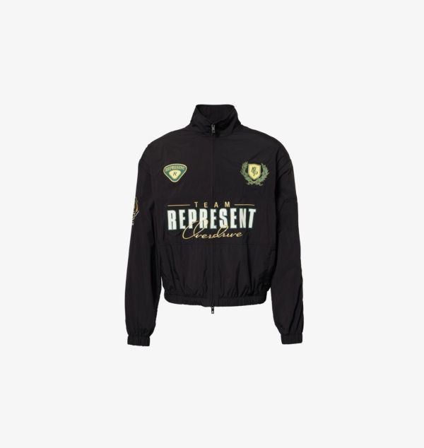 

Вышитая куртка свободного кроя с символикой чемпионата мира Represent, черный
