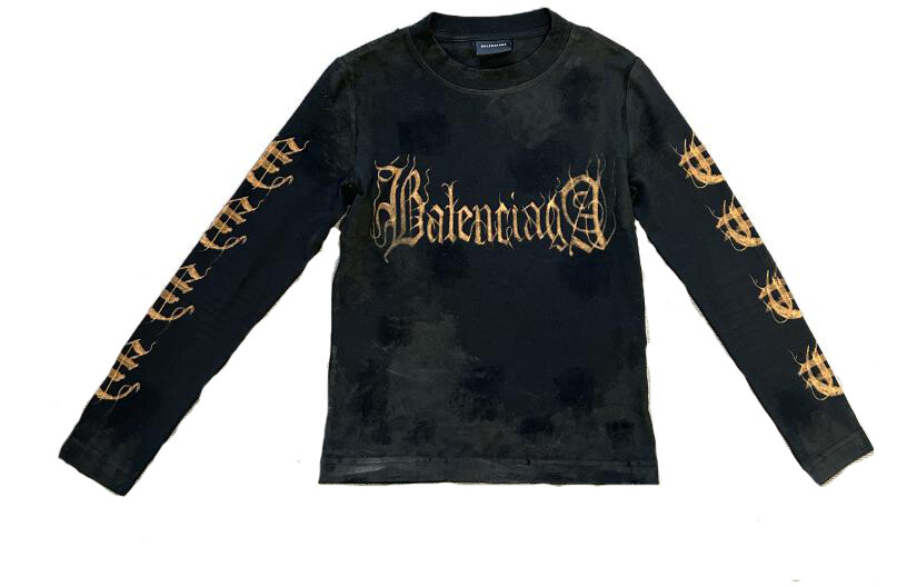 

Футболка женская черная Balenciaga