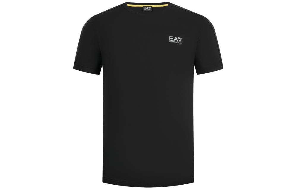 

Футболка мужская черная EA7 SS24 EMPORIO ARMANI