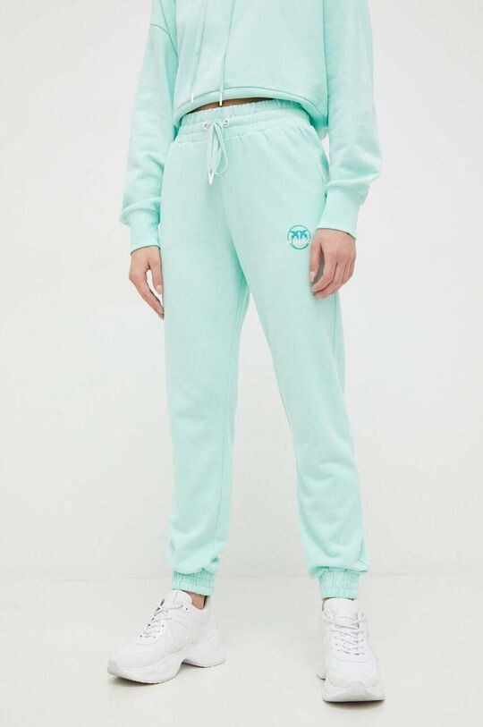 

Спортивные брюки из хлопка Pinko, зеленый