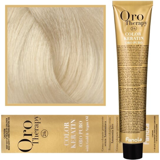 

Экстра, краска для волос, 100 мл Fanola, Oro Therapy, Color Keratin Oro Puro, 10.0