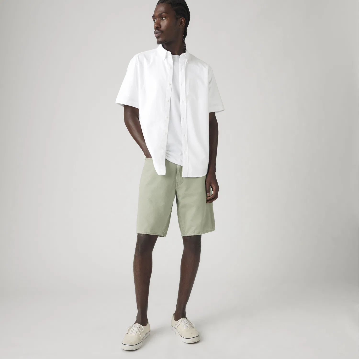 468 Свободные мужские шорты 9 дюймов Levi's, Green