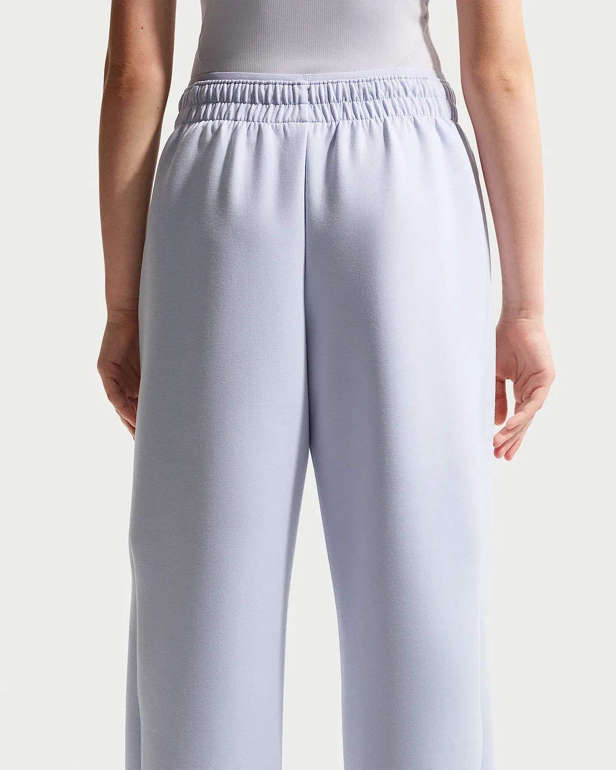 Детские утепленные трикотажные штаны Nike MAVN с высокой посадкой Therma-FIT, Ghost/Black/Ghost — фото 3