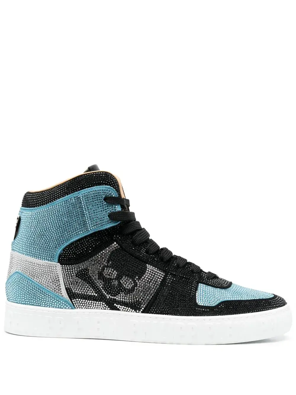 Высокие кроссовки Strass Philipp Plein, синий
