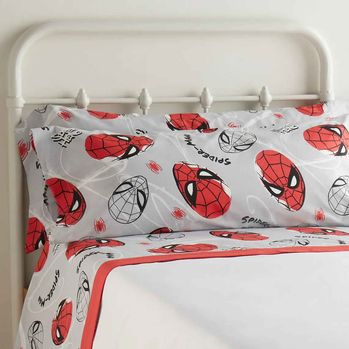 

Набор хлопковых простыней Spiderman Wall Marvel-Lic, серый