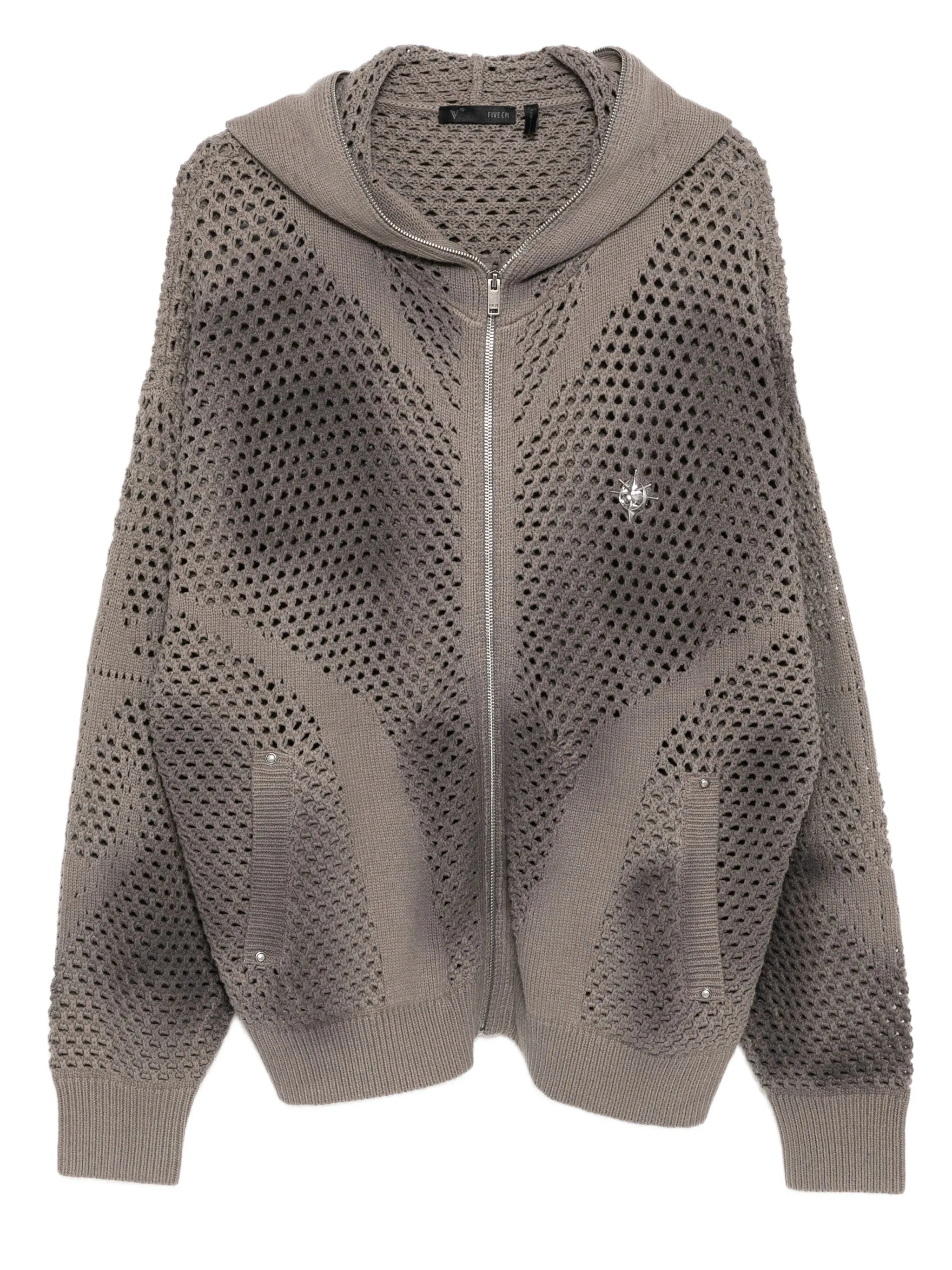 

Кардиган с металлическим декором Five Cm, серый