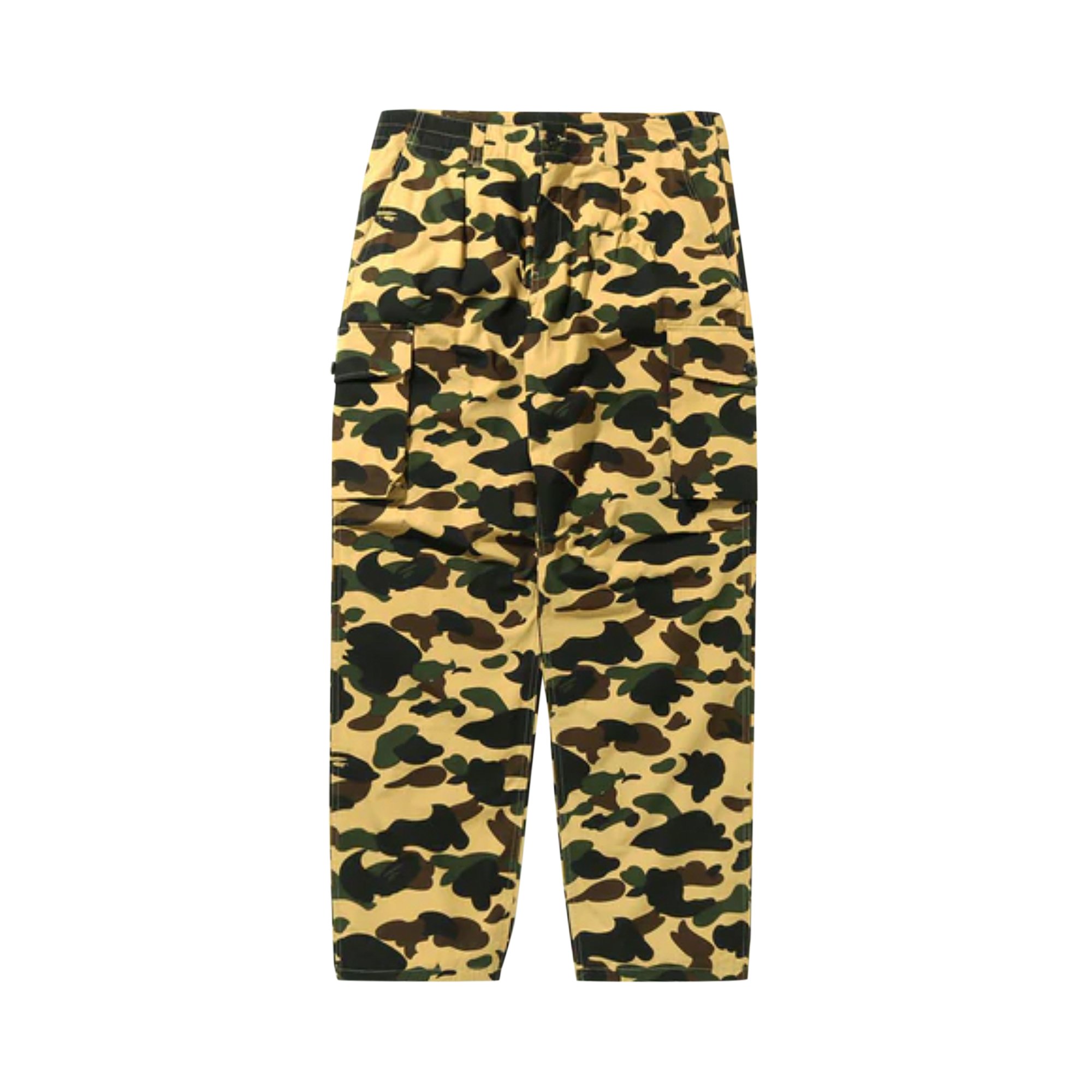 

BAPE 1st Camo Широкие брюки с 6 карманами, Желтые