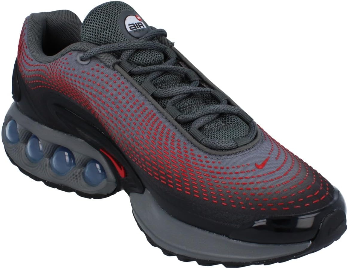 Кроссовки Nike Air Max DN (HM0708-001, черный/светло-дымчатый серый/синий/белый), Black University Red Iron Grey 002 — фото 4