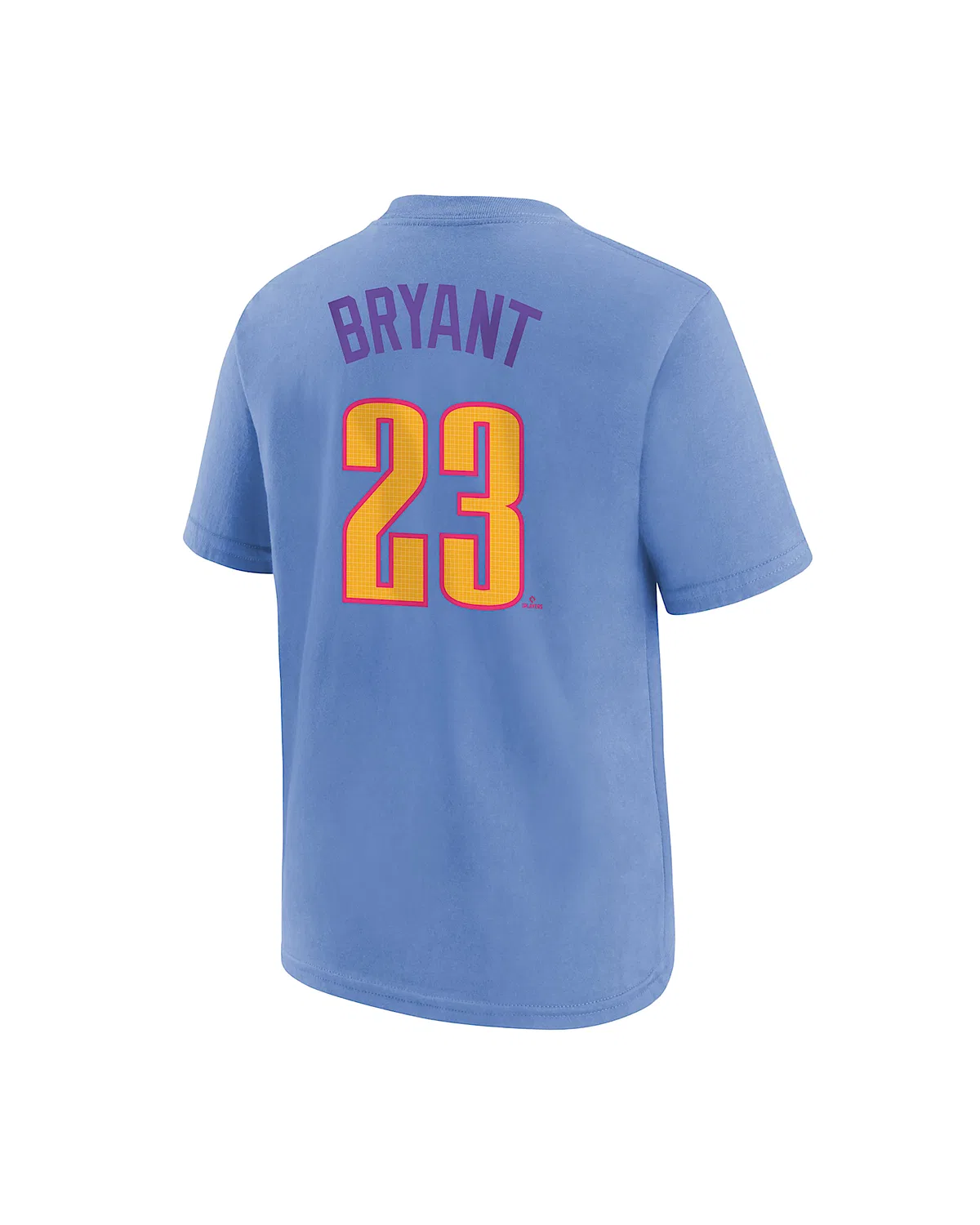 Детская футболка Nike MLB Colorado Rockies Kris Bryant City Connect, Blue — фото 2