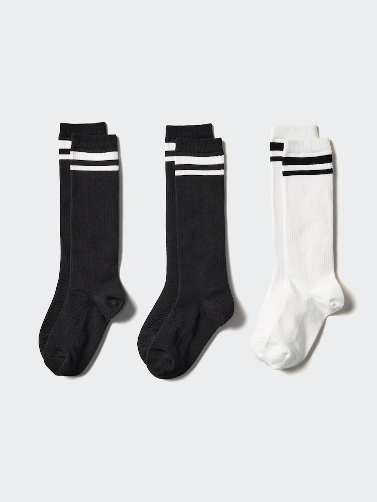 

Высокие носки 3 пары Uniqlo, черный