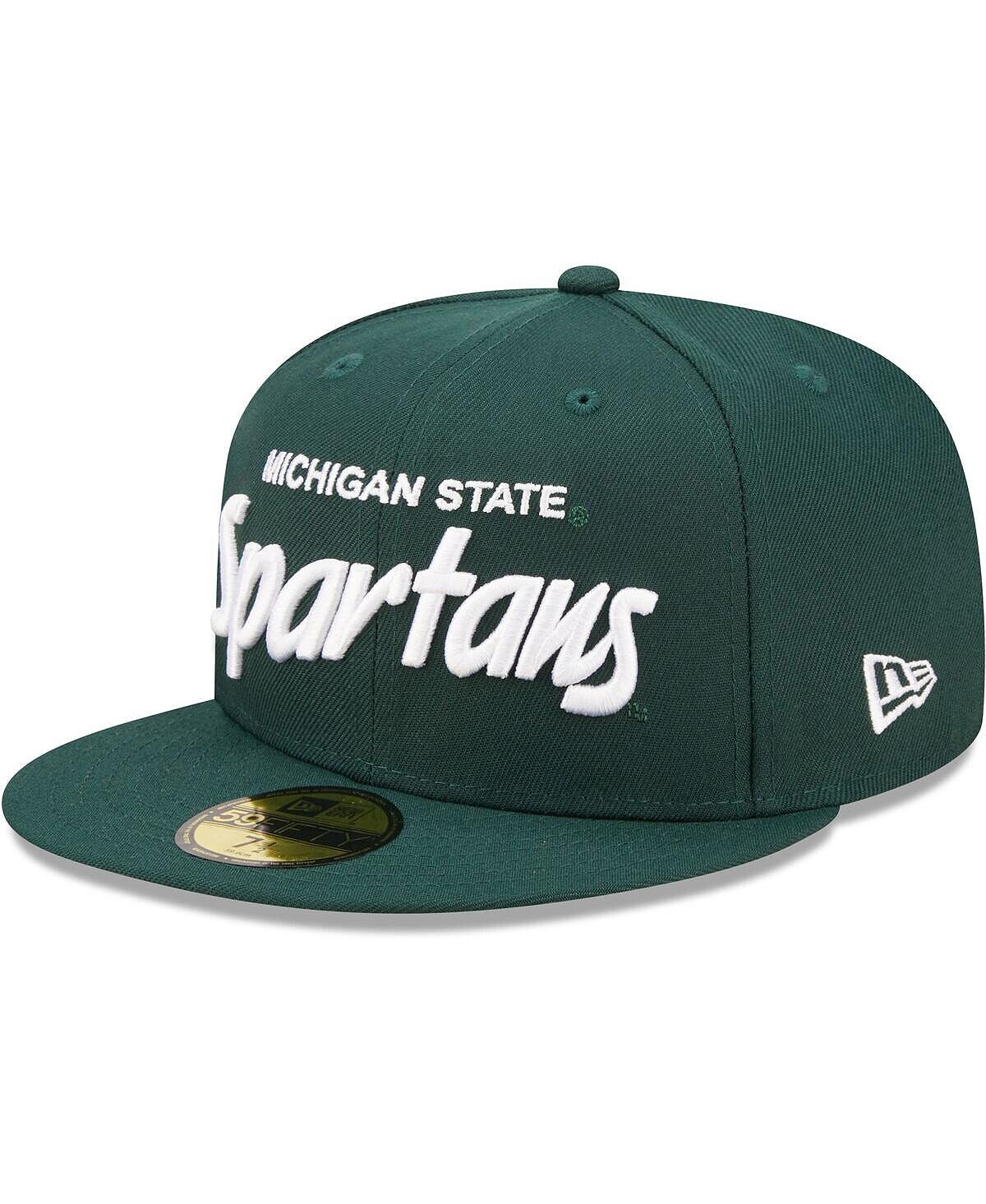 

Мужская зеленая приталенная шляпа Michigan State Spartans Griswold 59FIFTY New Era